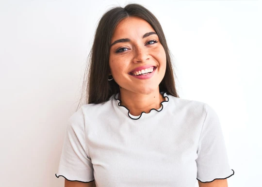 Homepage Feature Happy Whiteshirt Woman 700X500